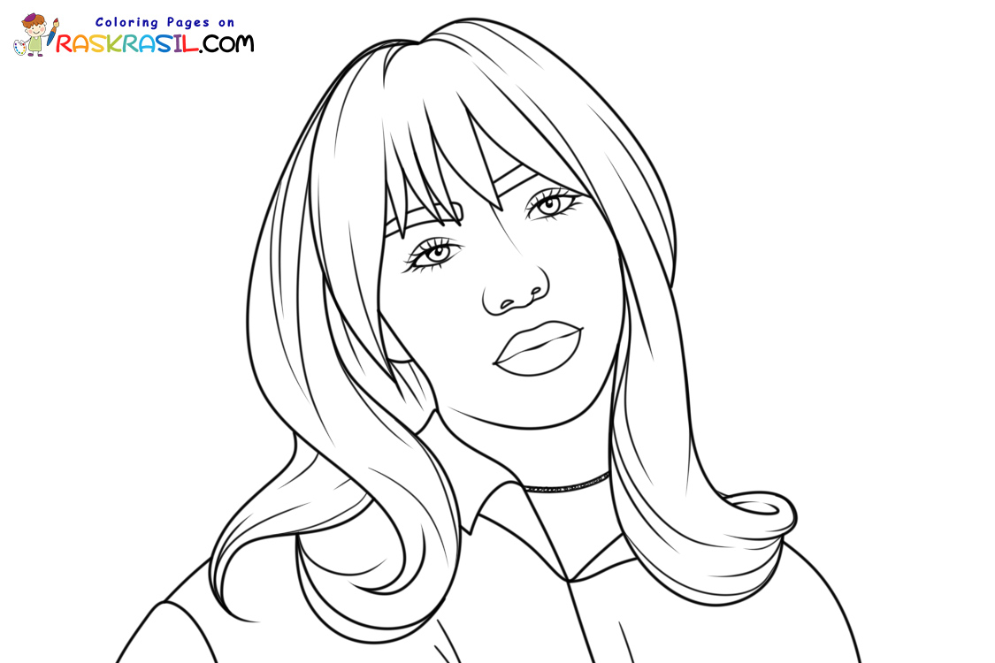 Raskrasil.com-Billie-Eilish-Coloring-Pages