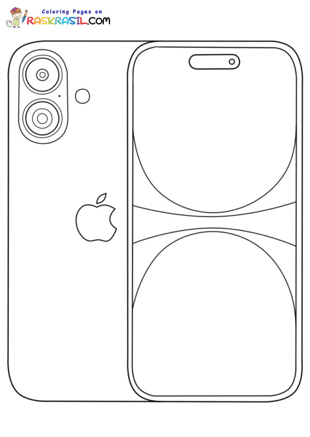 Dibujos de iPhone para Colorear