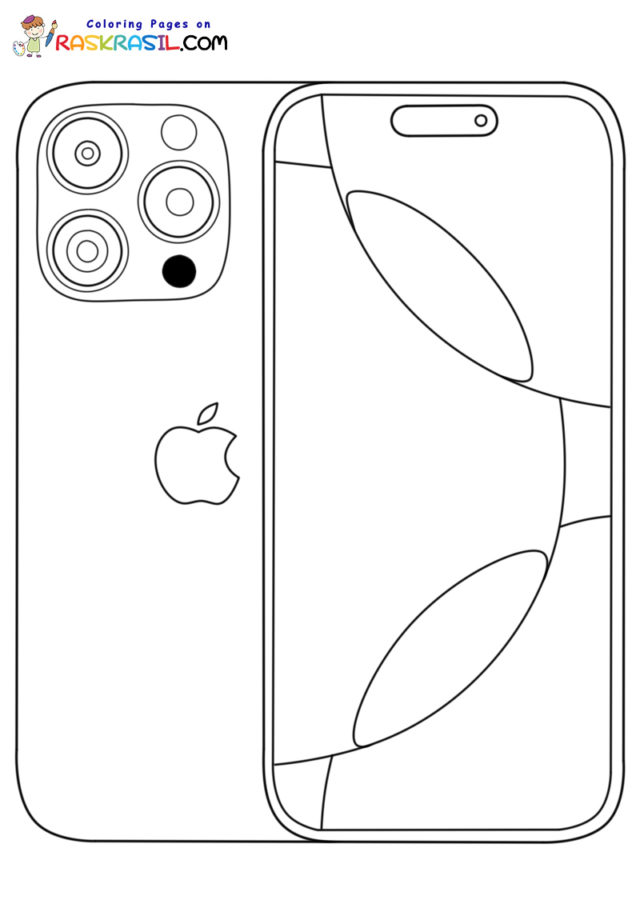 Dibujos de iPhone para Colorear