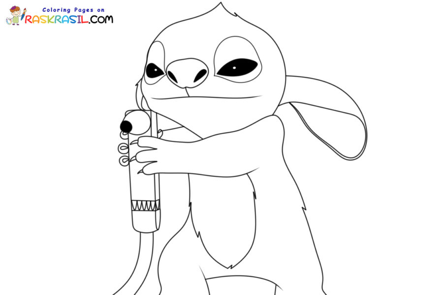 Ausmalbilder Lilo & Stitch Film | Malvorlagen zum Ausdrucken