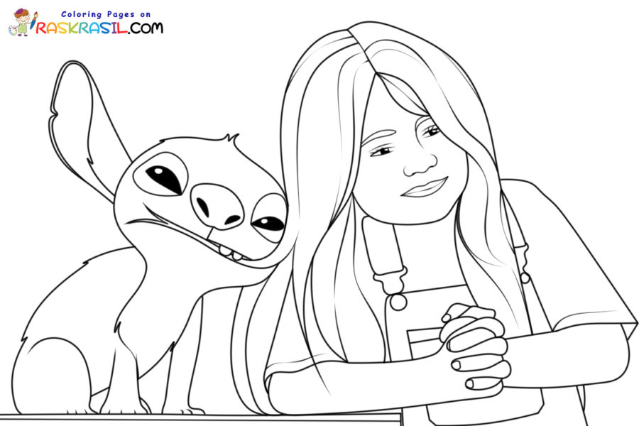 Ausmalbilder Lilo & Stitch Film | Malvorlagen zum Ausdrucken