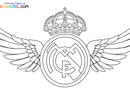 Dibujos de Real Madrid para Colorear