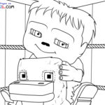 Raskrasil.com-A-Minecraft-Movie-Coloring-Page-Cute-Zombie-Boy-with-Duck