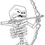 Raskrasil.com-A-Minecraft-Movie-Coloring-Page-Skeleton-Archer