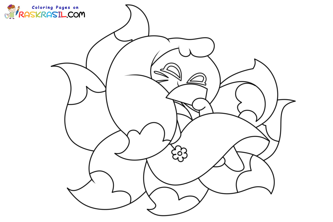 Raskrasil.com-Cookie-Run-Kingdom-Kumiho-Cookie-Coloring-Page
