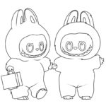 Raskrasil.com-Labubu-Coloring-Pages-Green-Grape-and-Sea-Saly-Coconut