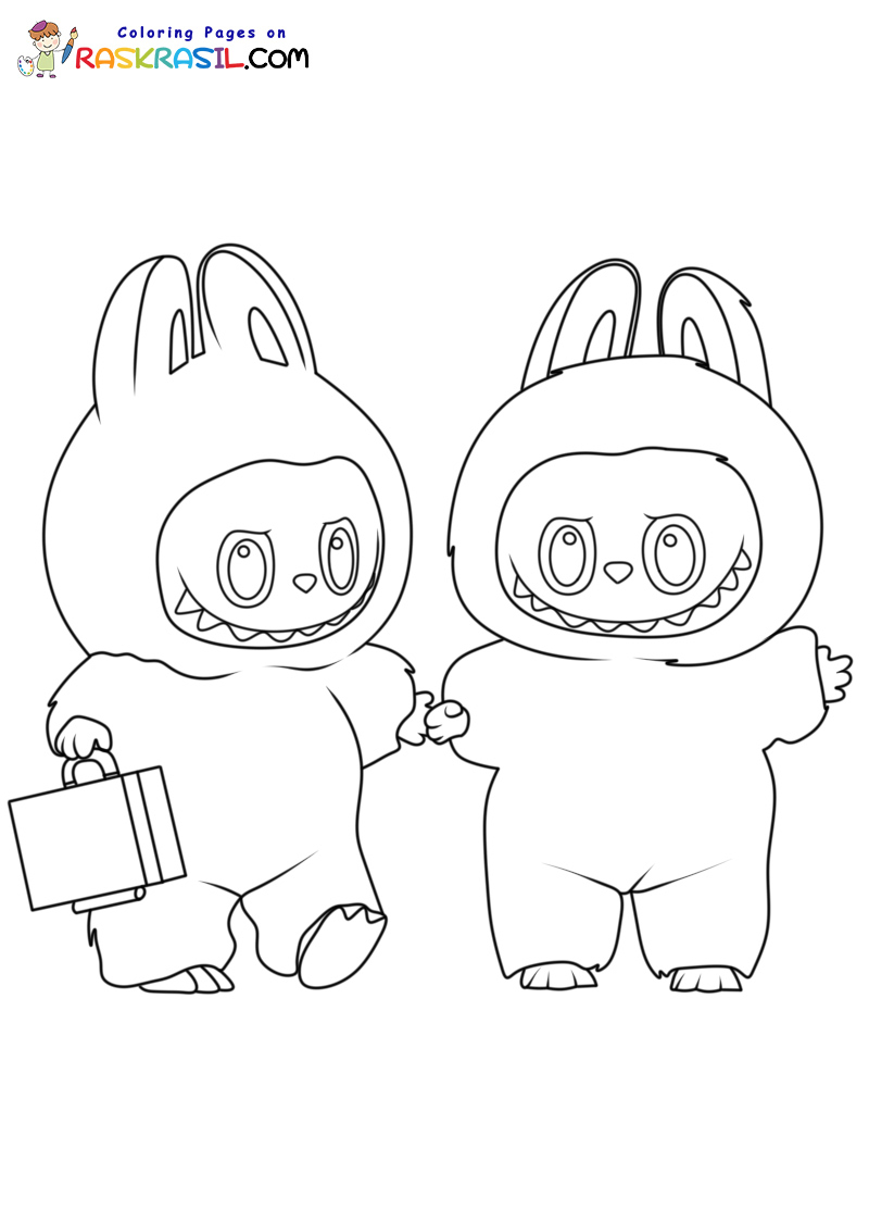 Labubu Coloring Pages Printable Free Labubu Coloring Pages Printable Free