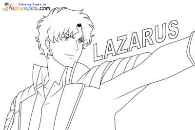 Lazarus Anime Coloring Pages | Free Printables