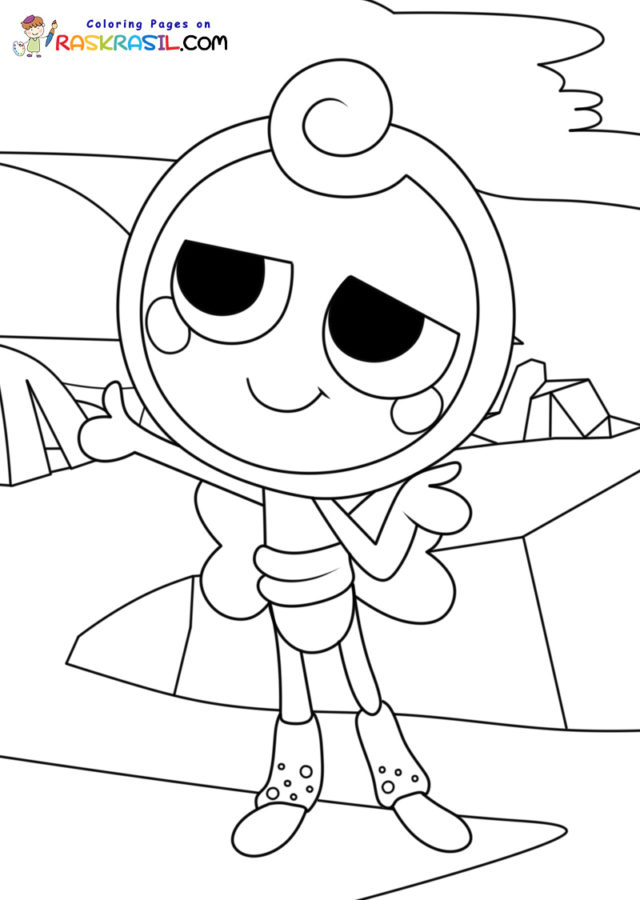 Disegni di Dandy's World da Colorare