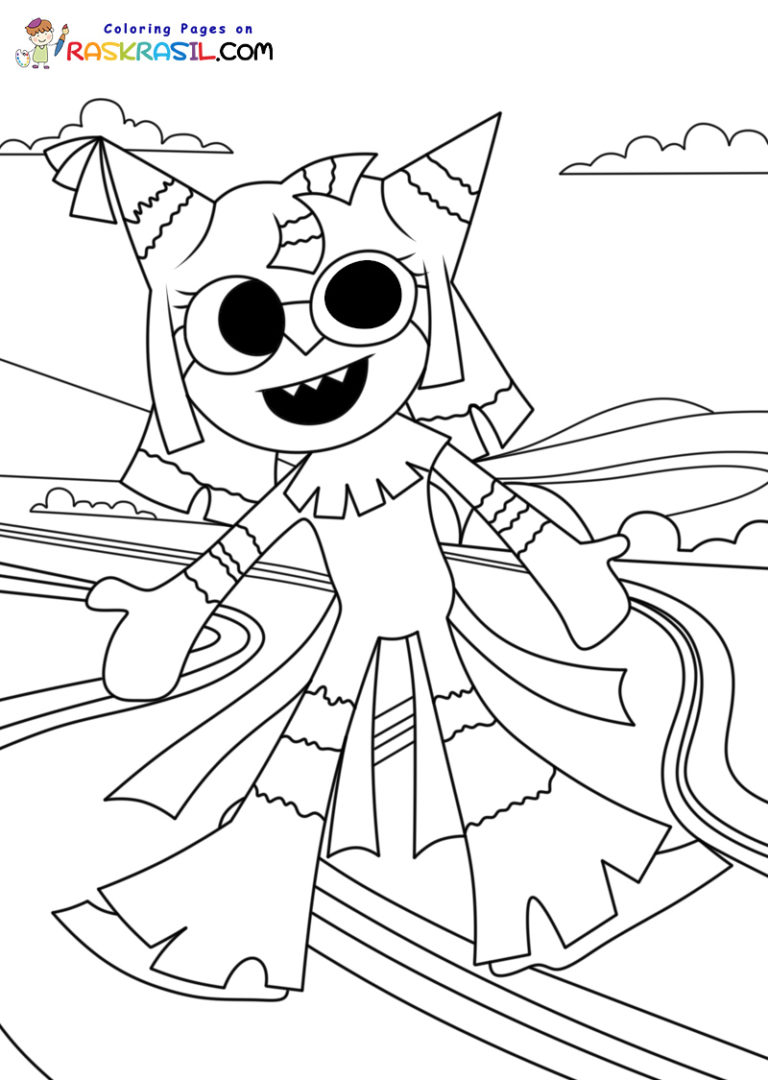 Dandy s World Coloring Pages Yatta
