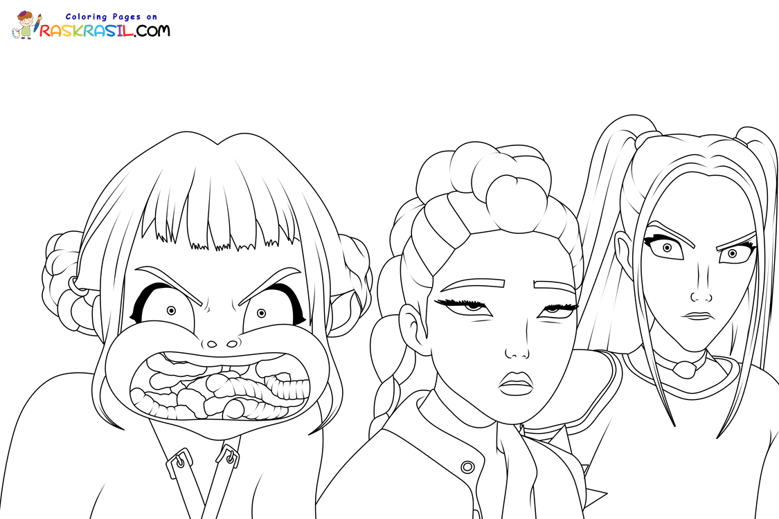 Raskrasil.com-KPop-Demon-Hunters-Coloring-Page-3