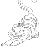 Raskrasil.com-KPop-Demon-Hunters-Coloring-Page-Derpy-Tige-1