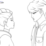 Raskrasil.com-KPop-Demon-Hunters-Coloring-Page-Jinu-and-Rumi