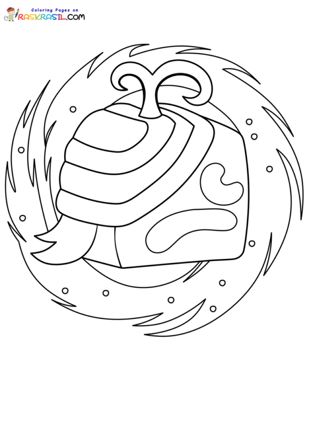 Coloriage Blox Fruits à imprimer