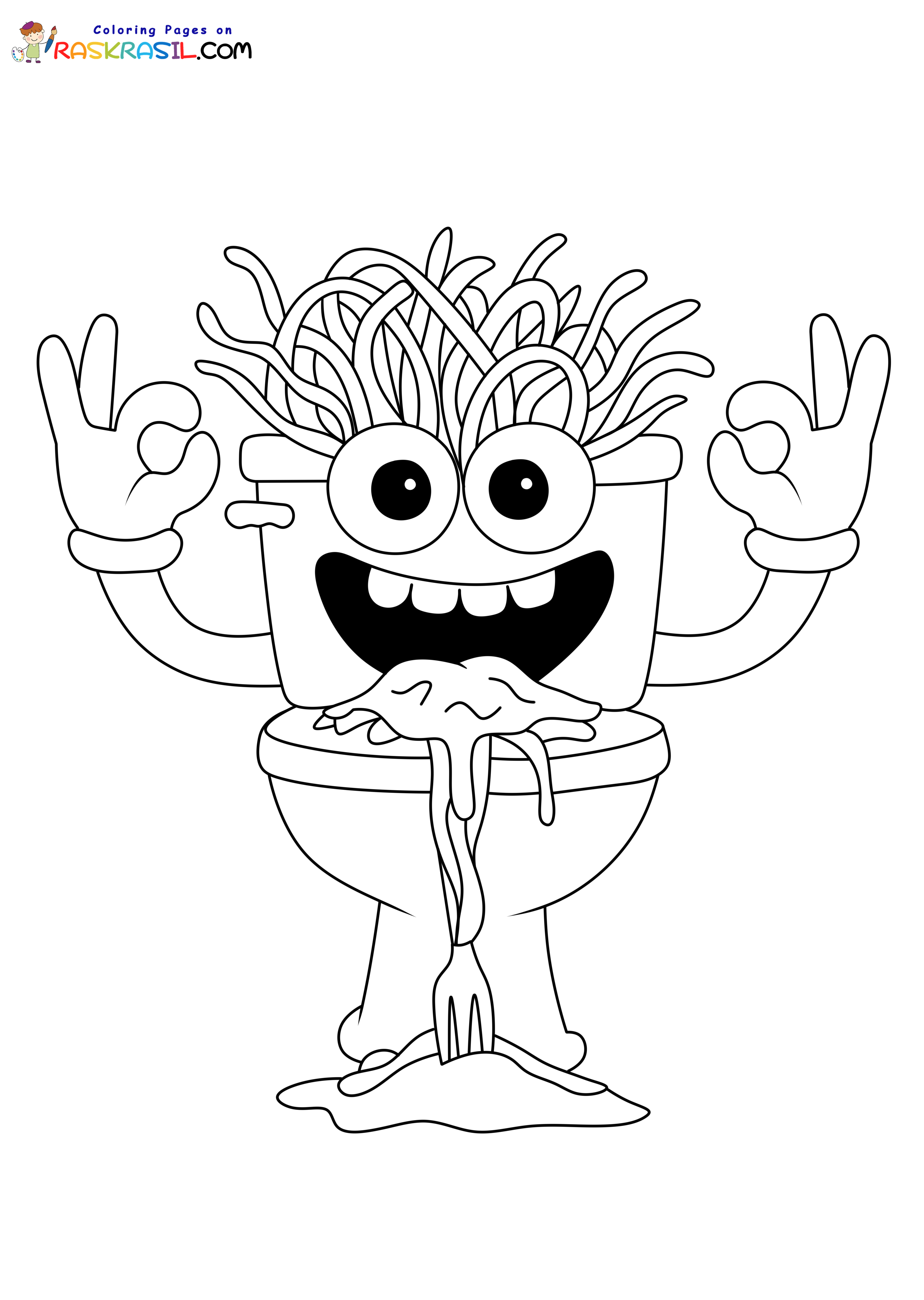 Raskrasil.com-Spaghetti-Tualetti-Coloring-Page