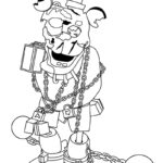 Raskrasil.com-Great-Escape-Golden-Freddy-Coloring-Page
