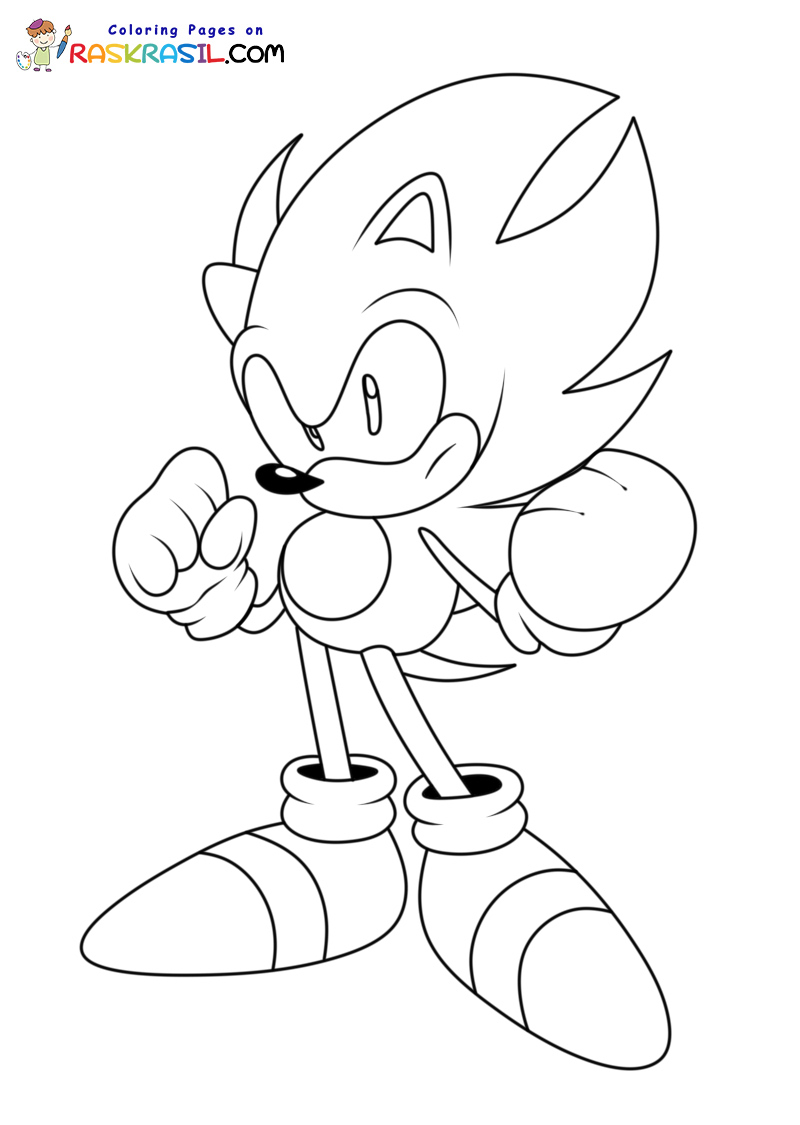 Raskrasil.com-Hyper-Sonic-Coloring-Page-1