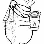 Raskrasil.com-Capybara-with-hot-coffee-Coloring-Page