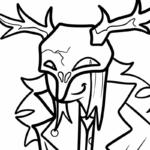 Raskrasil.com-Coloring-Page-99-Nights-in-the-Forest-Cultist