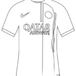 Raskrasil.com-Coloring-Pages-of-Paris-Saint-Germain-Game-T-shirt