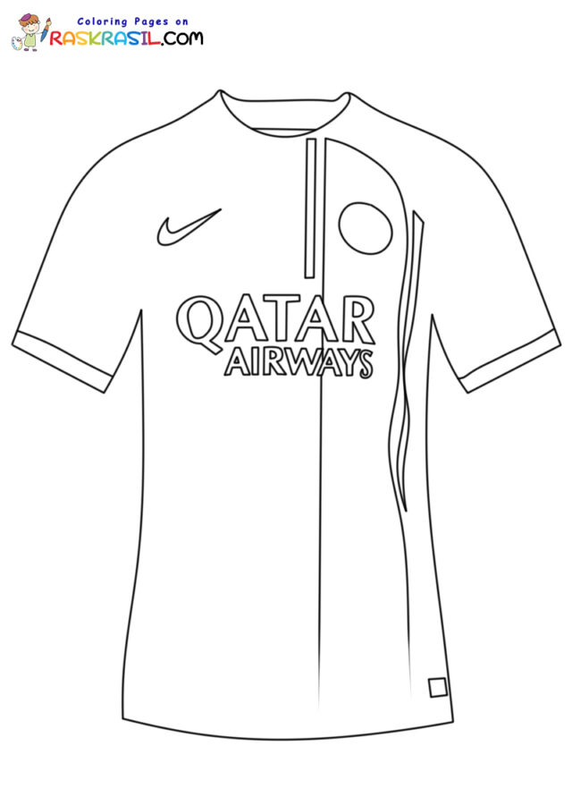 Paris Saint Germain Coloring Pages | Free Printables