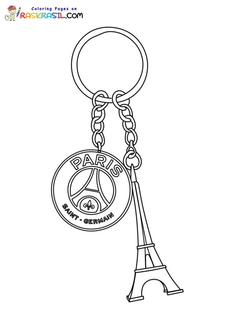 Paris Saint Germain Coloring Pages | Free Printables