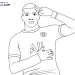 Raskrasil.com-Coloring-Pages-of-Paris-Saint-Germain-Kylian-Mbappe