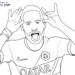Raskrasil.com-Coloring-Pages-of-Paris-Saint-Germain-Neymar