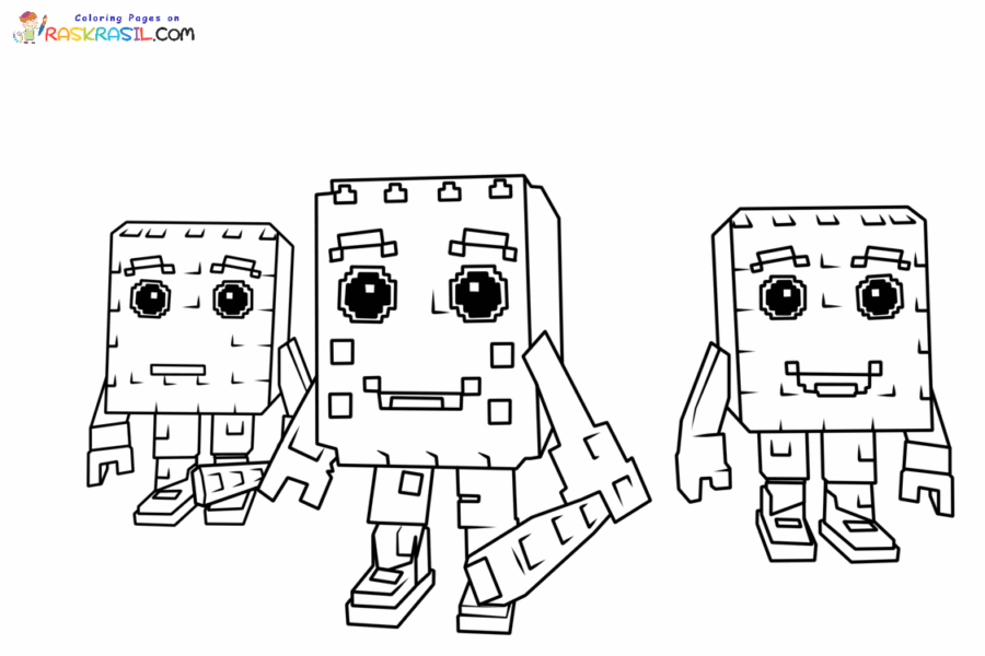 Dibujos de Família Sahur para Colorear