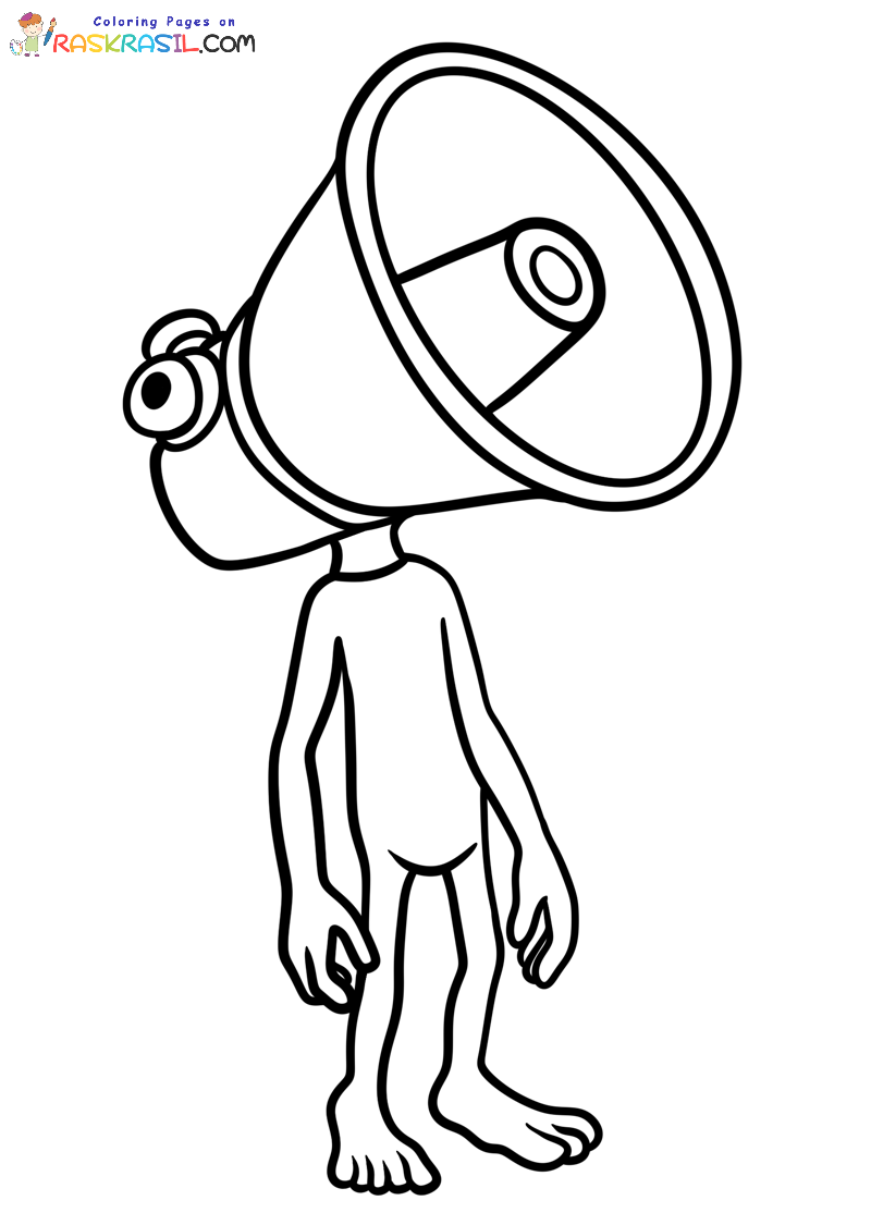 Desenhos de Família Sahur para Colorir