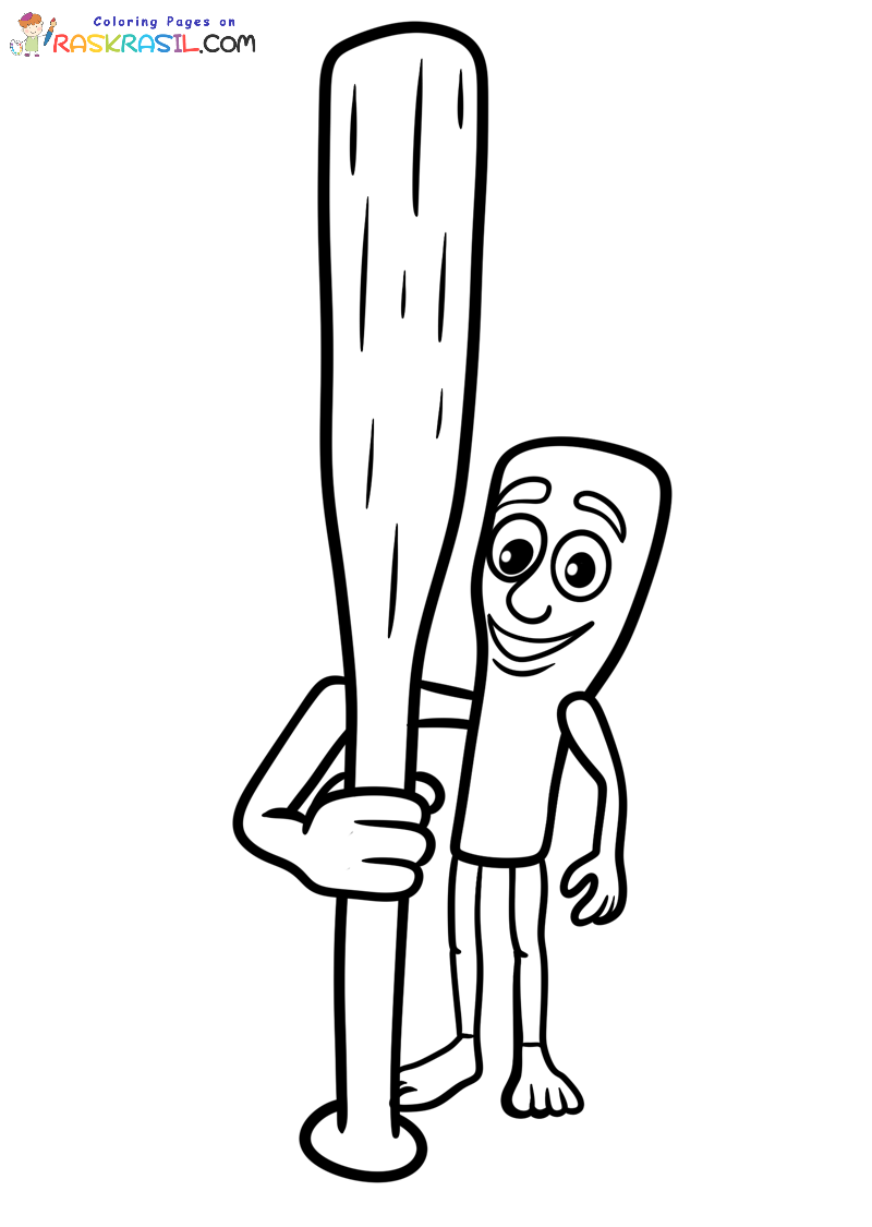 Desenhos de Família Sahur para Colorir