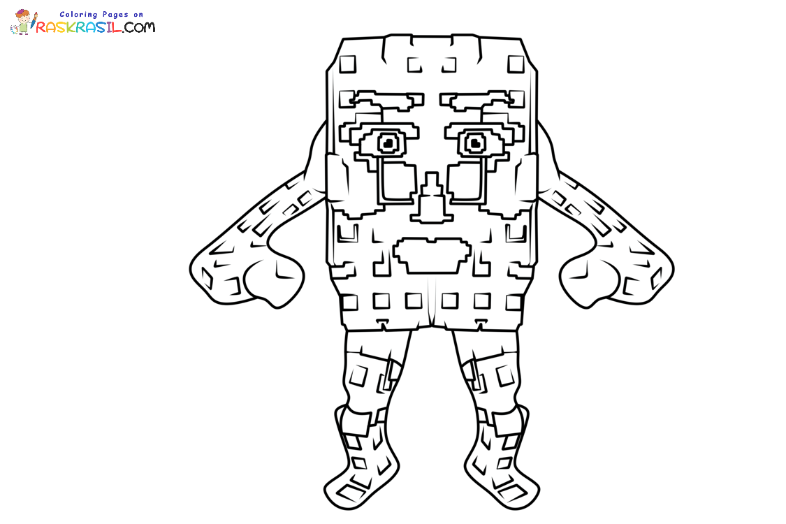 Desenhos de Família Sahur para Colorir