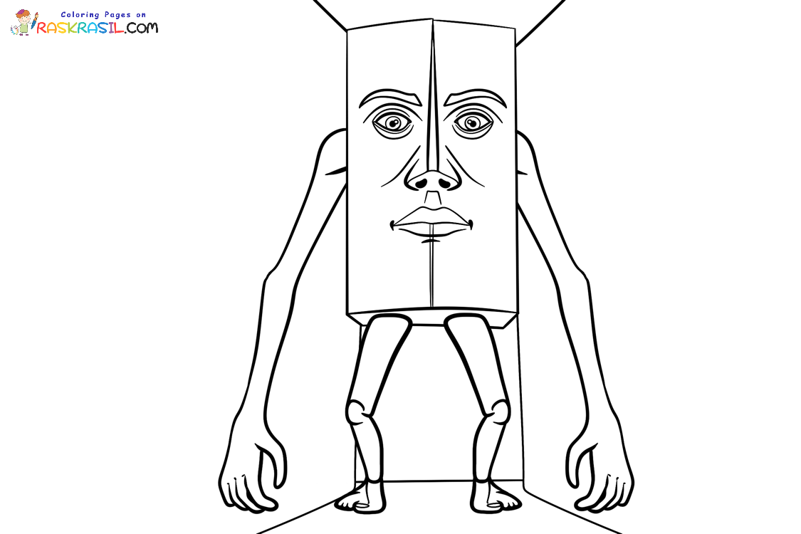 Desenhos de Família Sahur para Colorir