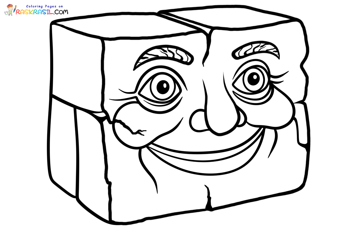 Desenhos de Família Sahur para Colorir