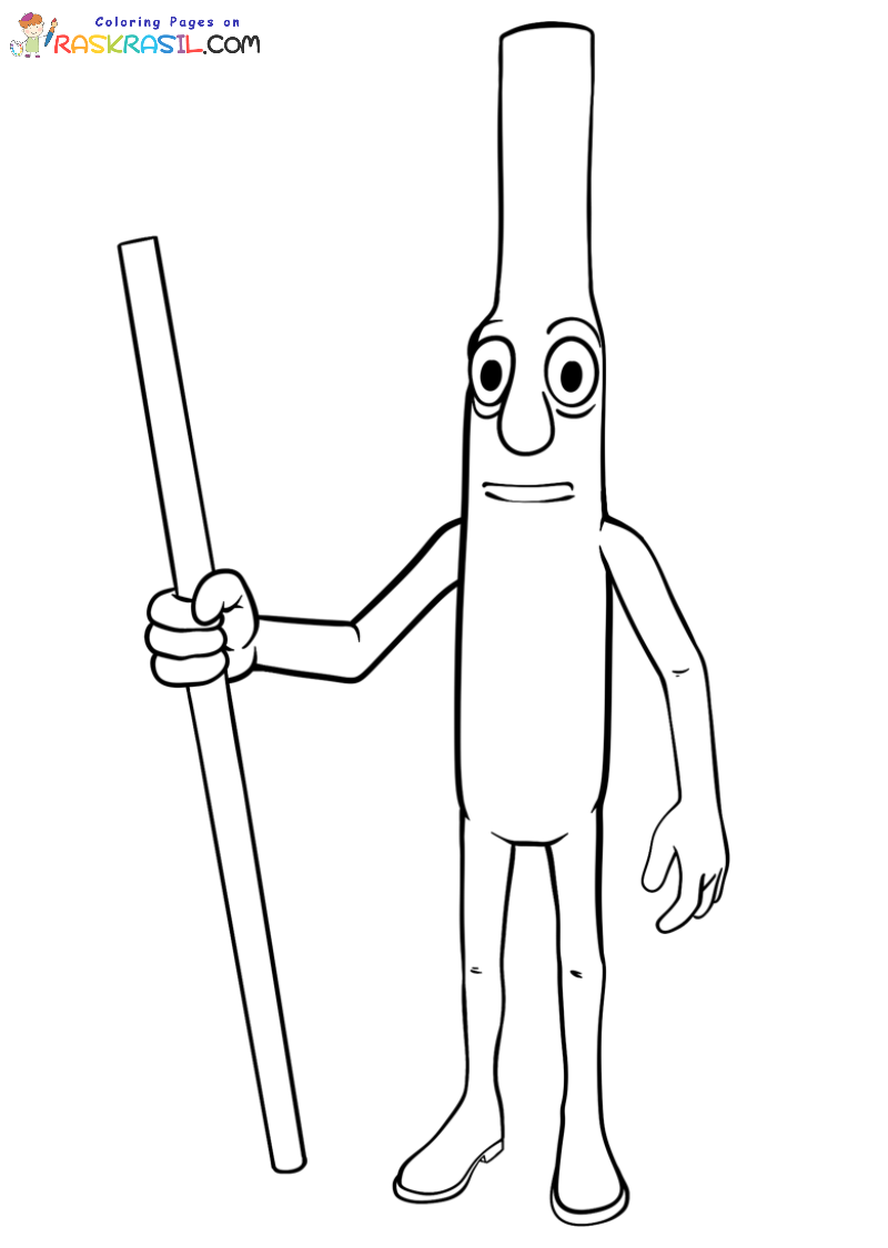 Desenhos de Família Sahur para Colorir