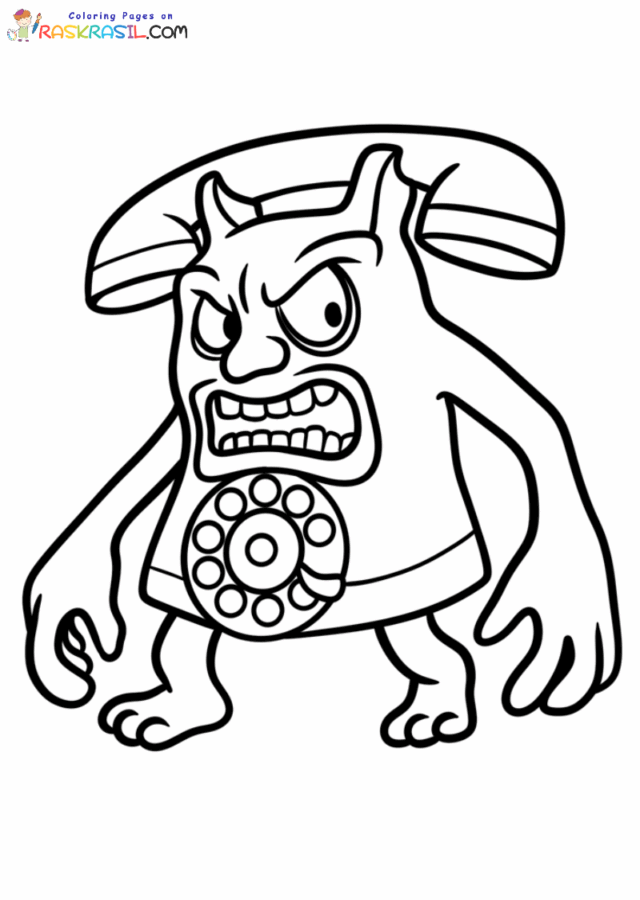 Dibujos de Família Sahur para Colorear