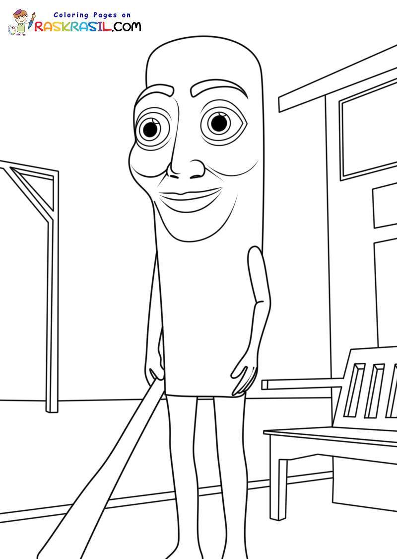 Desenhos de Família Sahur para Colorir