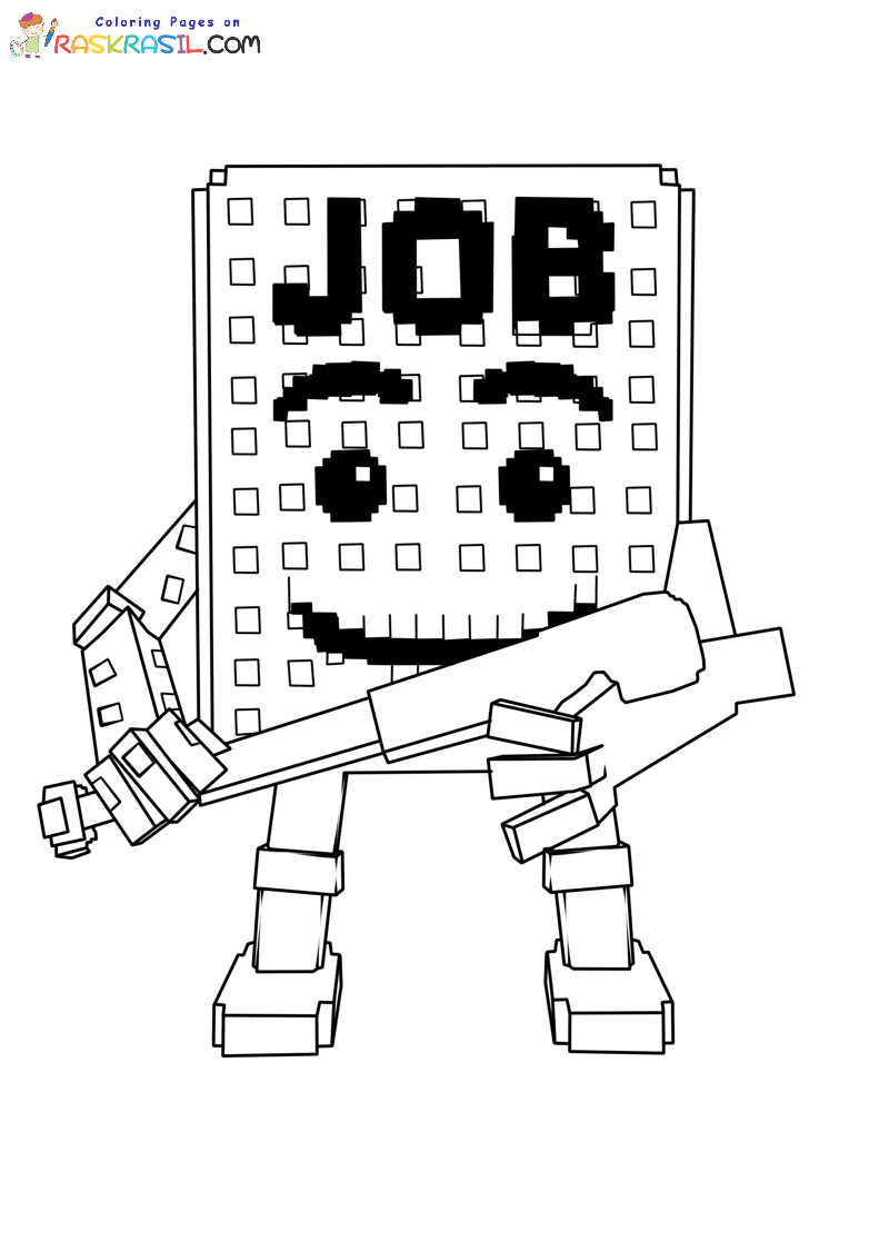 Steal a Brainrot Kleurplaten