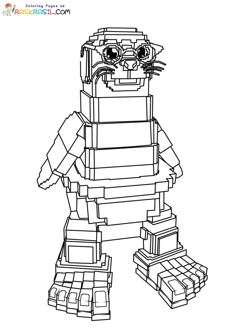 Steal a Brainrot Kleurplaten