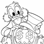 Raskrasil.com-Disney-Halloween-Coloring-Pages-Scrooge-McDuck-with-Pumpkin