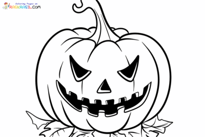 Jack-O-Lantern Coloring Pages | Free Printables