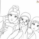Raskrasil.com-K-Pop-Demon-Hunters-Coloring-Pages-Rumi-Mira-and-Zoey