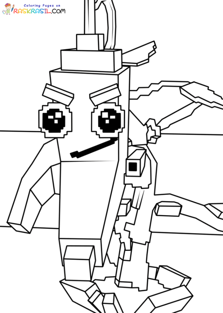 Plants Vs Brainrots Coloring Pages | Free Printables