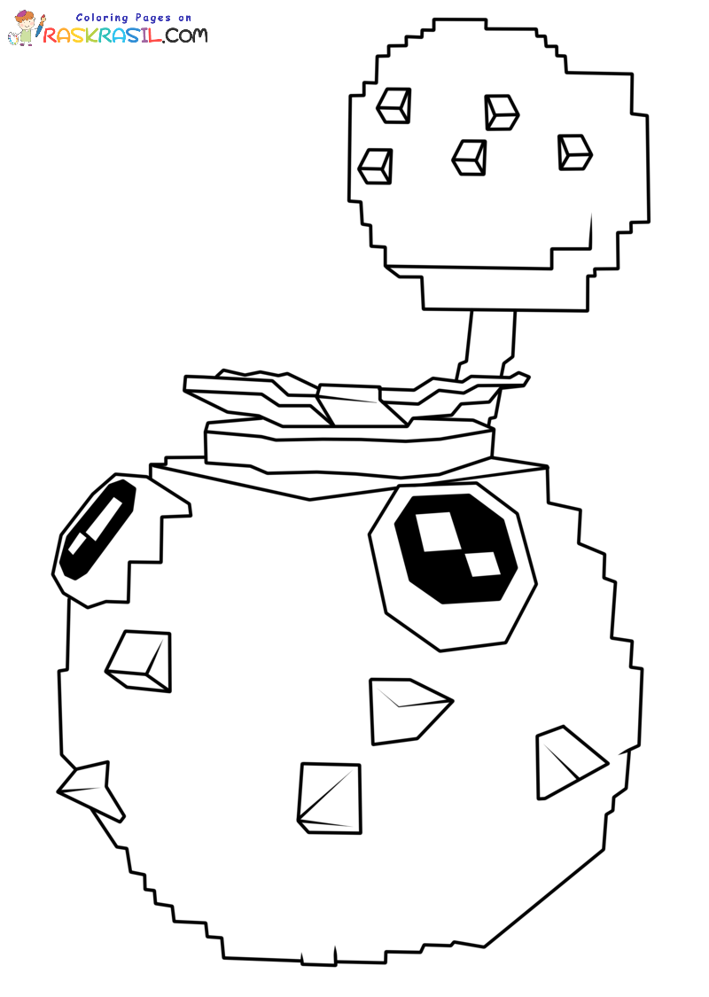 Coloriage Plants Vs Brainrots à imprimer