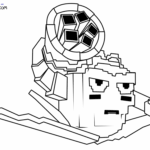 Ausmalbilder Pflanzen gegen Brainrots zum Ausdrucken