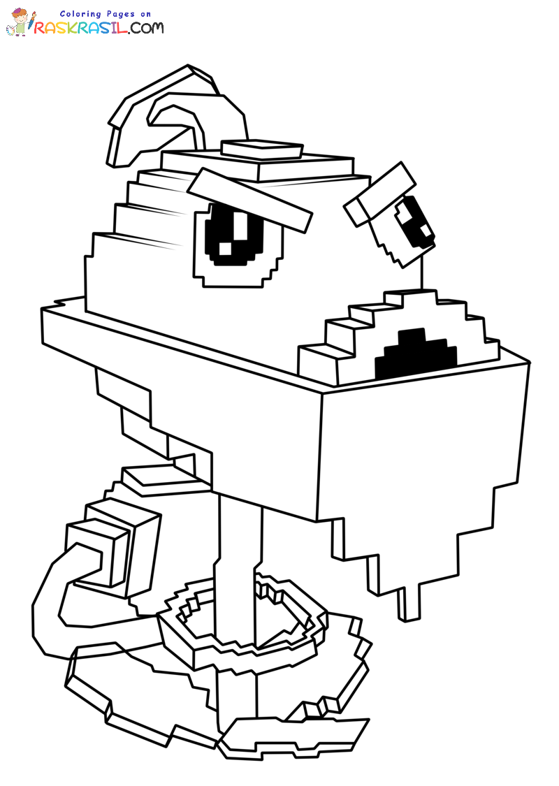 Coloriage Plants Vs Brainrots à imprimer