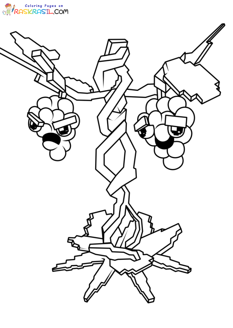 Raskrasil.com-Plants-vs-Brainrots-Coloring-Pages-Grape