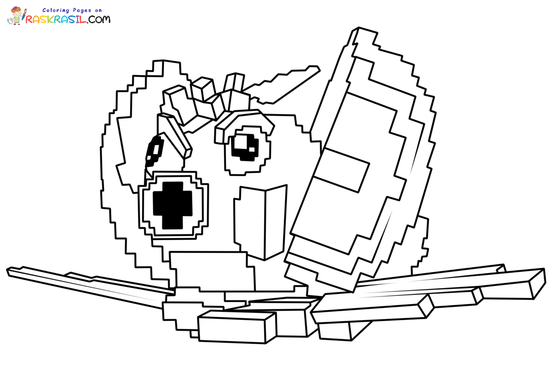 Coloriage Plants Vs Brainrots à imprimer