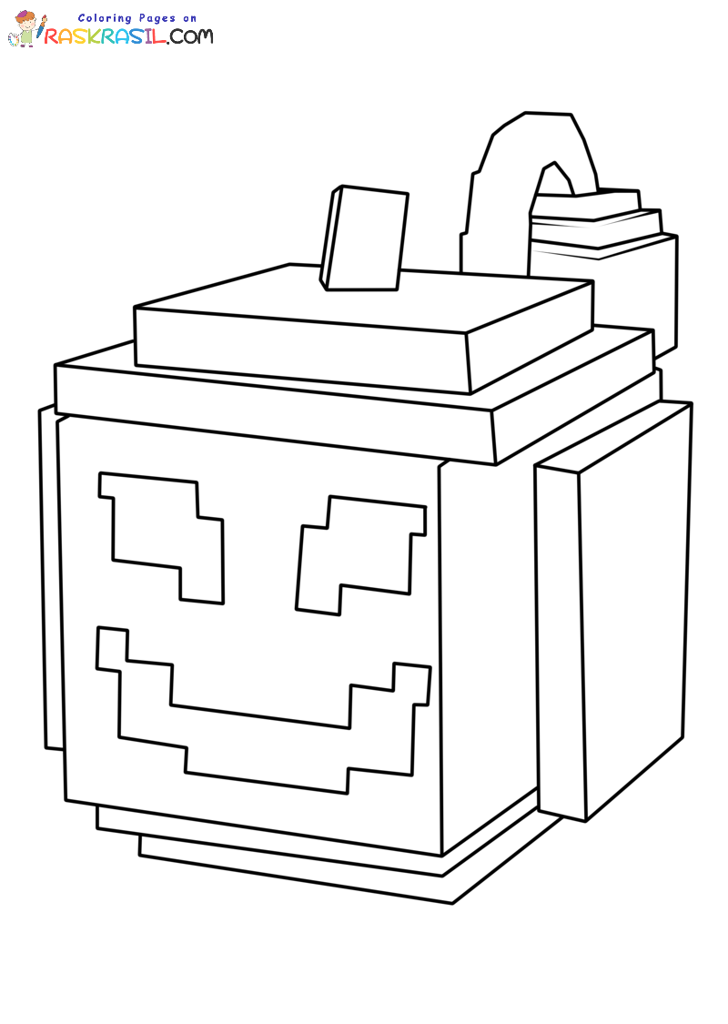 Coloriage Plants Vs Brainrots à imprimer