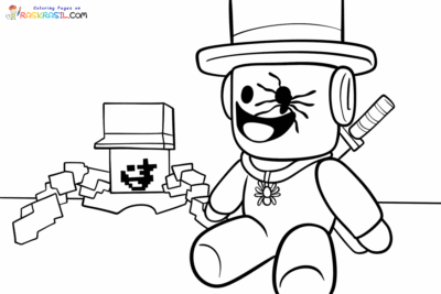 Раскраски Сэмми Роблокс | Распечатать бесплатно